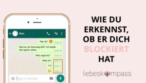 Er liebt mich aber blockiert mich