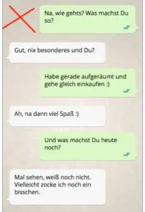 Er meldet sich nicht von alleine