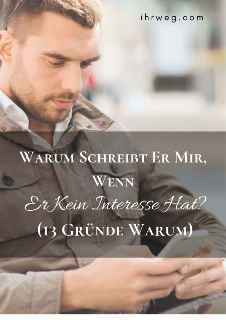 Hat er kein interesse oder nur stress