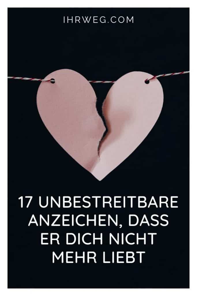 Ich glaube er liebt mich nicht mehr