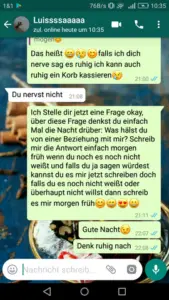 Was antwortet man auf ich liebe dich whatsapp