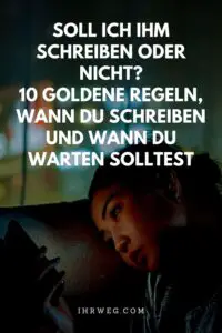 Wie schaffe ich es ihm nicht zu schreiben