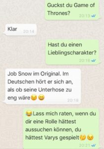 Wie schreibe ich ihn an ohne aufdringlich zu wirken