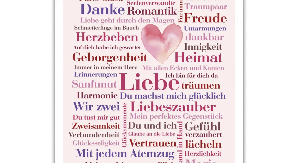 Wörter die mit liebe zu tun haben